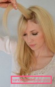 Направете косата с плитки на средна коса